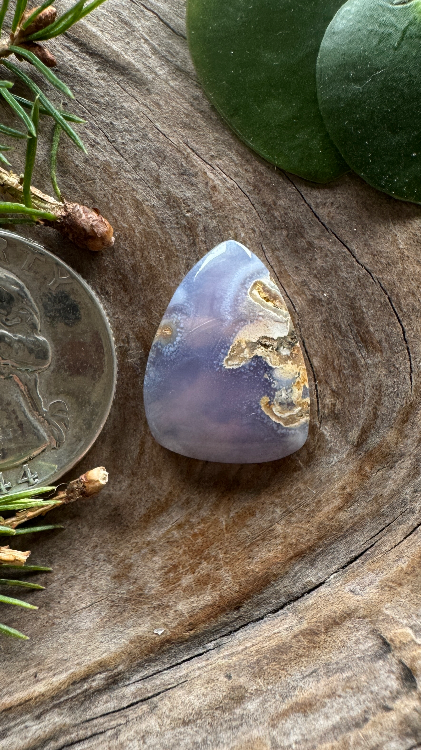 Rare Ellensburg Blue Agate