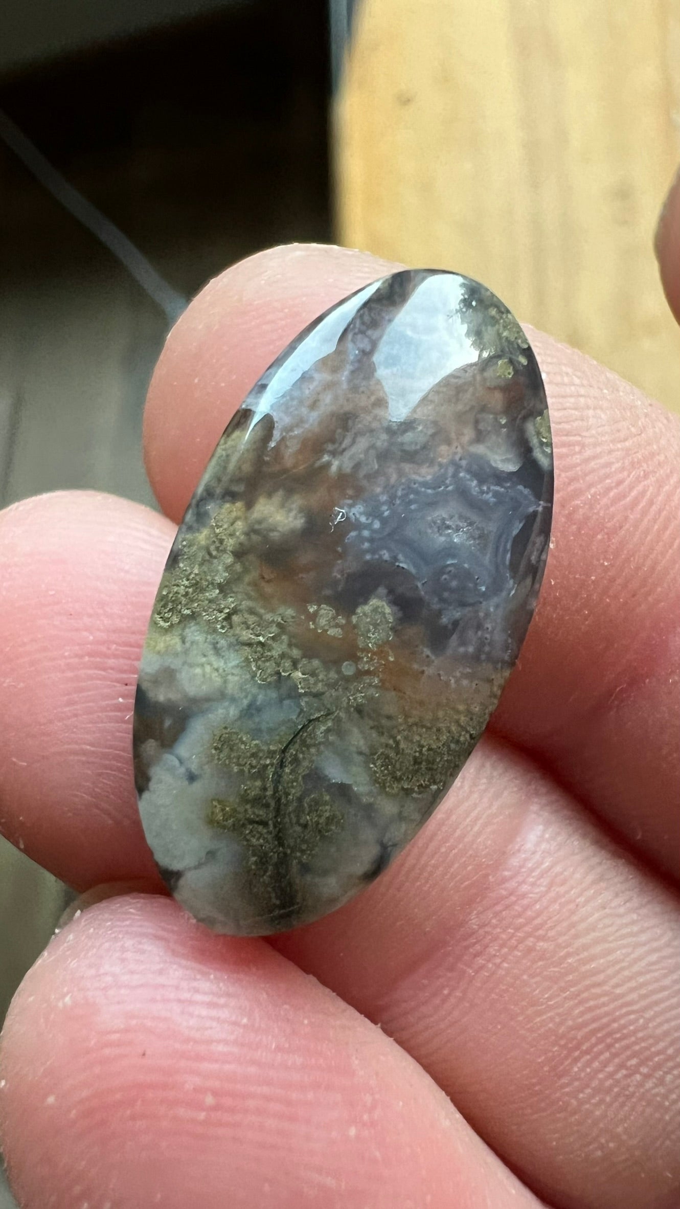 Idaho Purple Seam Agate