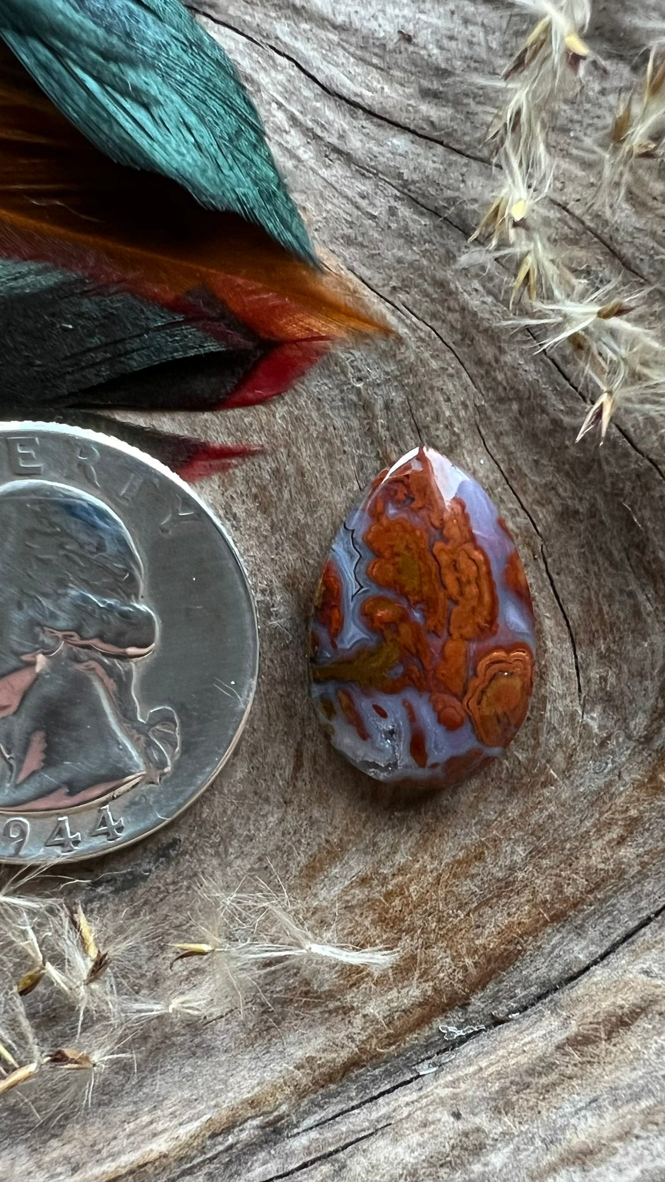 Old Stock Rare Wingate Pass Agate ~ Death Valley, Ca