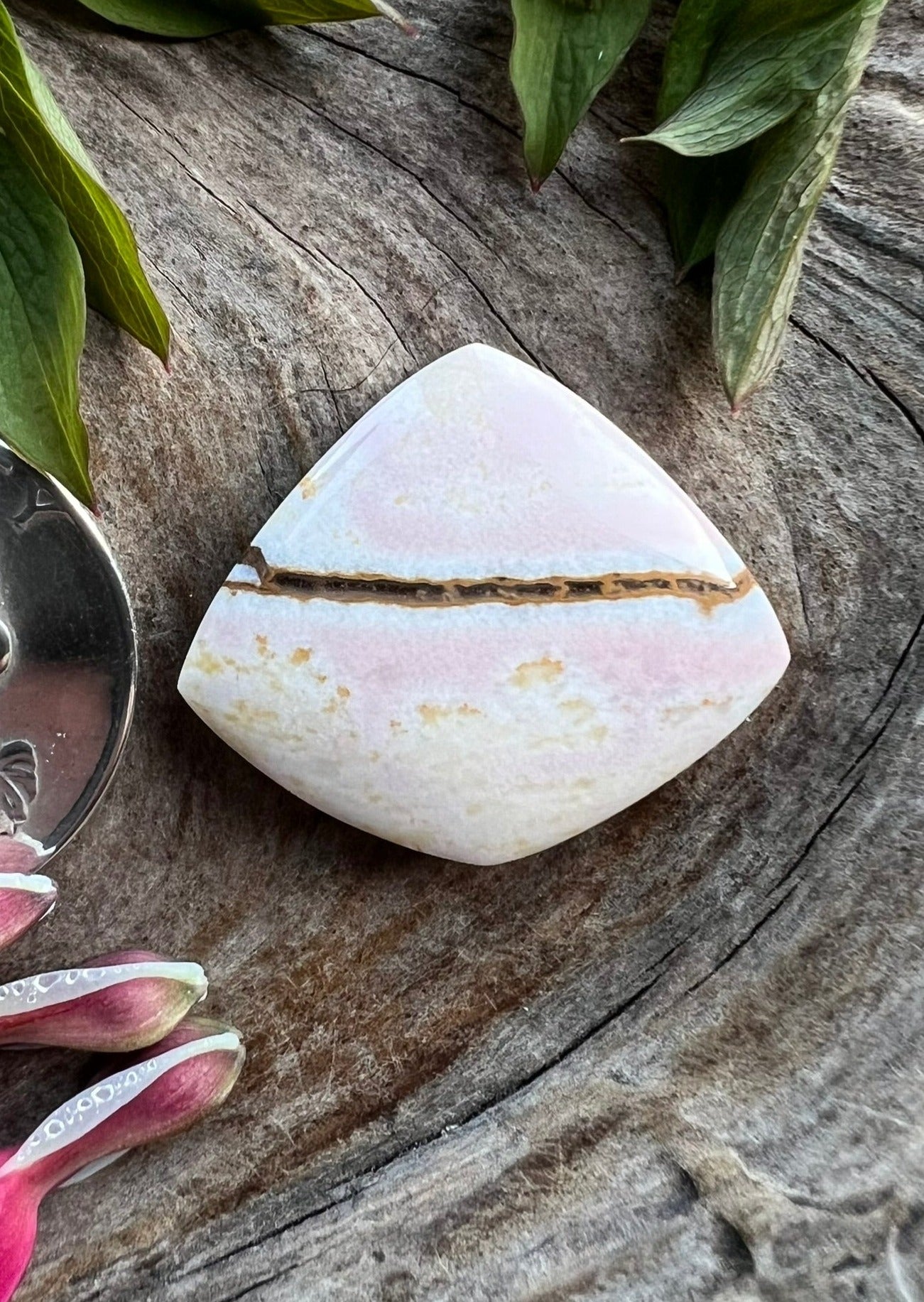 Oregon Sunset Jasper ~This picture sucks! It's so pink!