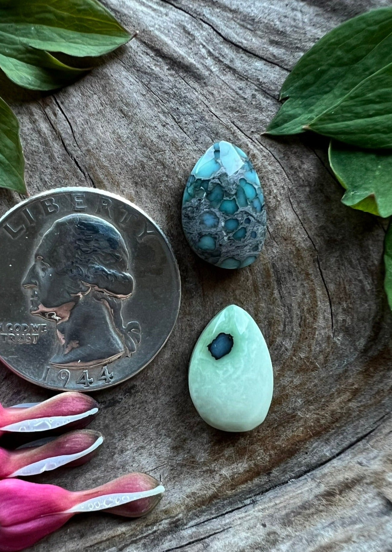 Desert Bloom/Calypso Variscite Duo