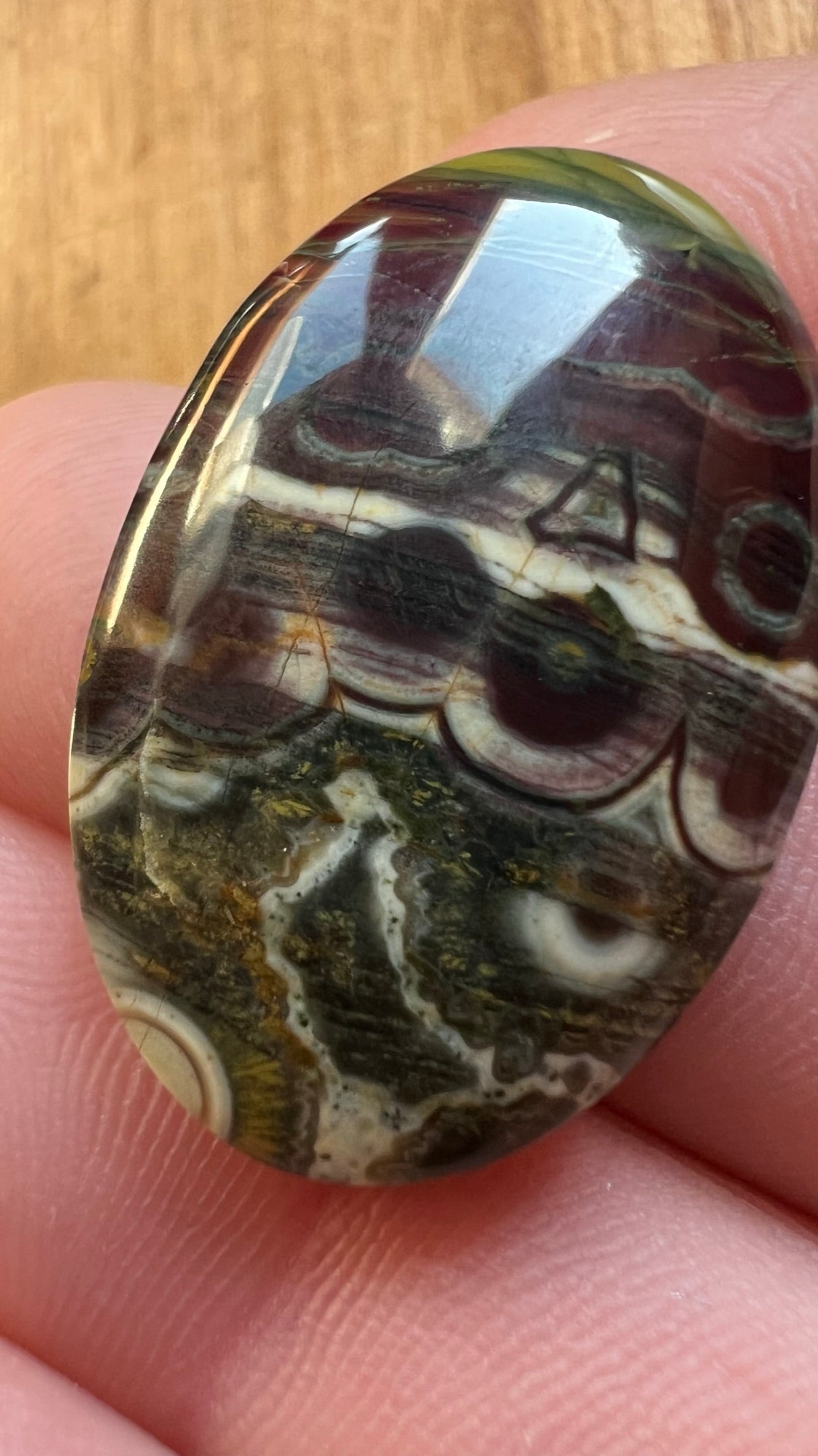 Super Rare Pope Creek Poppy Jasper ~ Calif