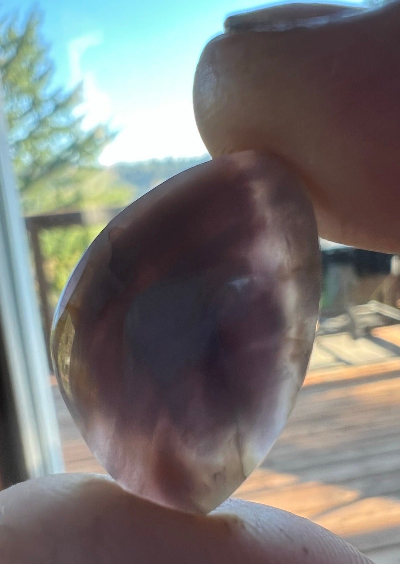 Oregon Sunset Jasper ~Purple Agate Healed fracture