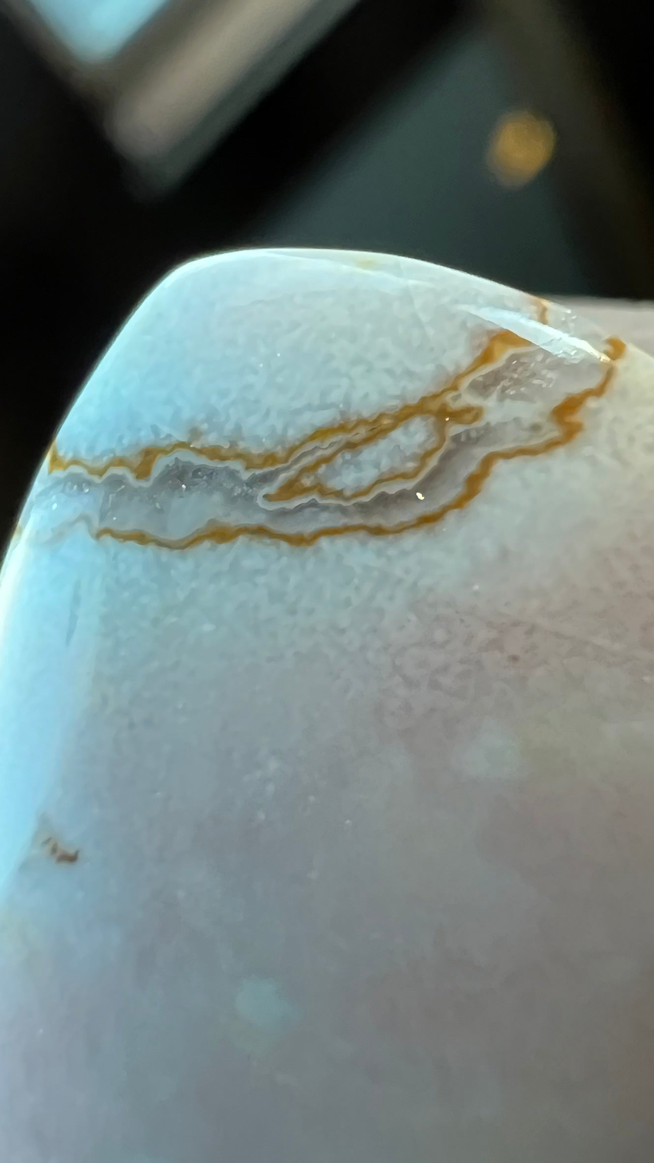 Oregon Sunset Jasper ~ The Pink w/ Druzy (so hard to photo!!!)