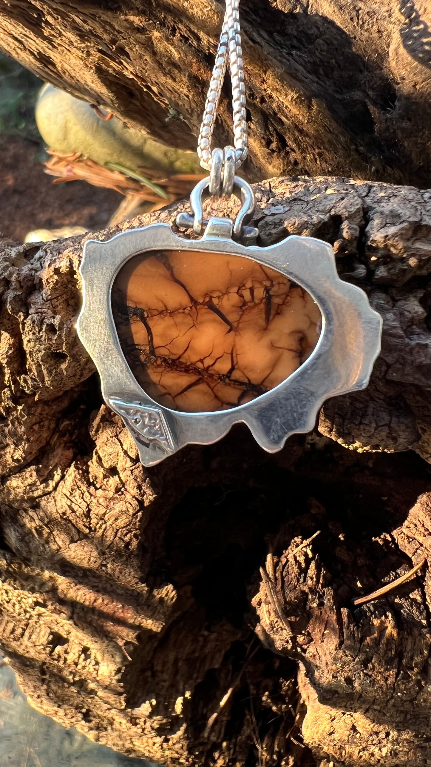 Stefoinite Fractal Burn Necklace