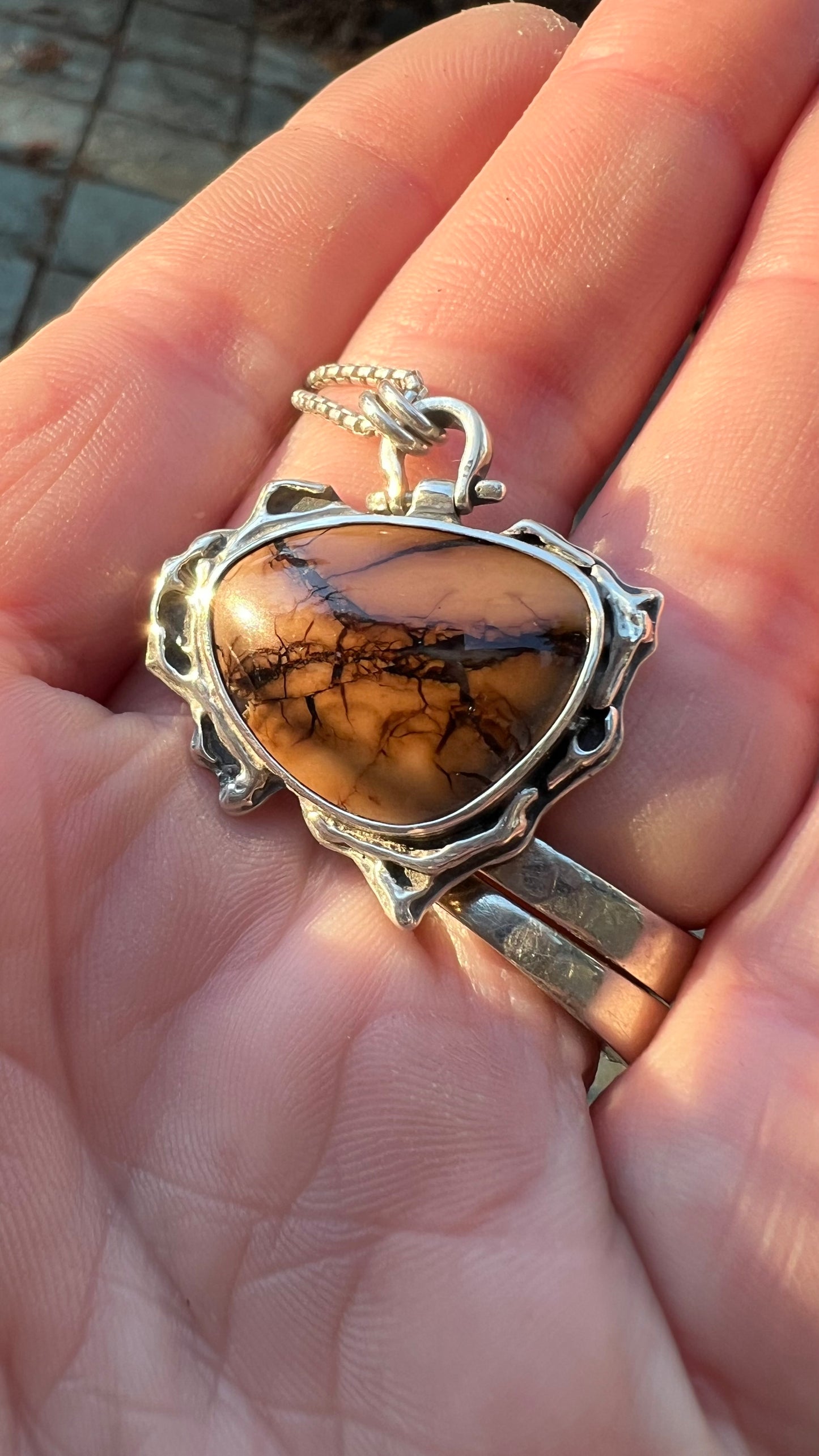 Stefoinite Fractal Burn Necklace