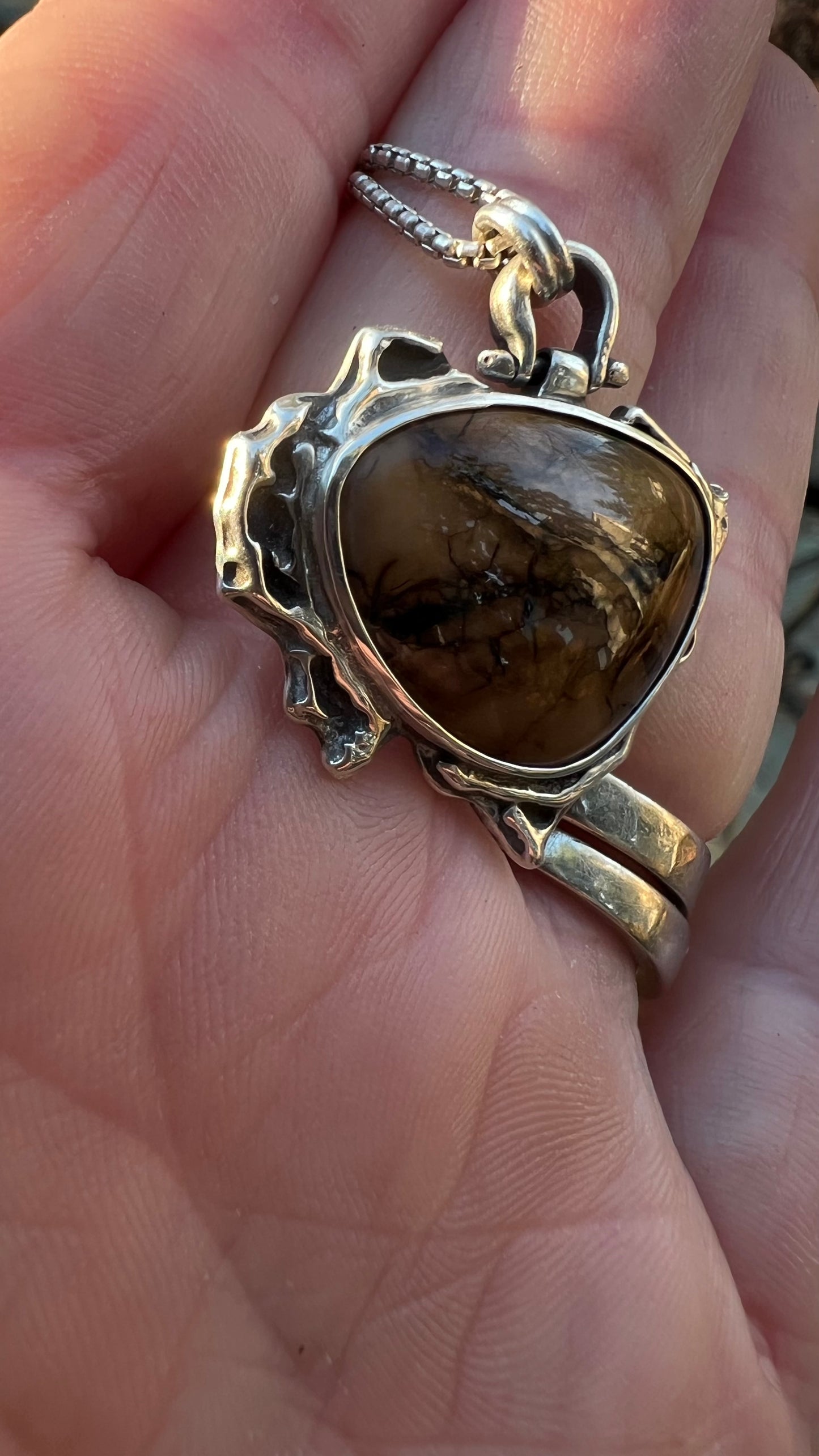 Stefoinite Fractal Burn Necklace