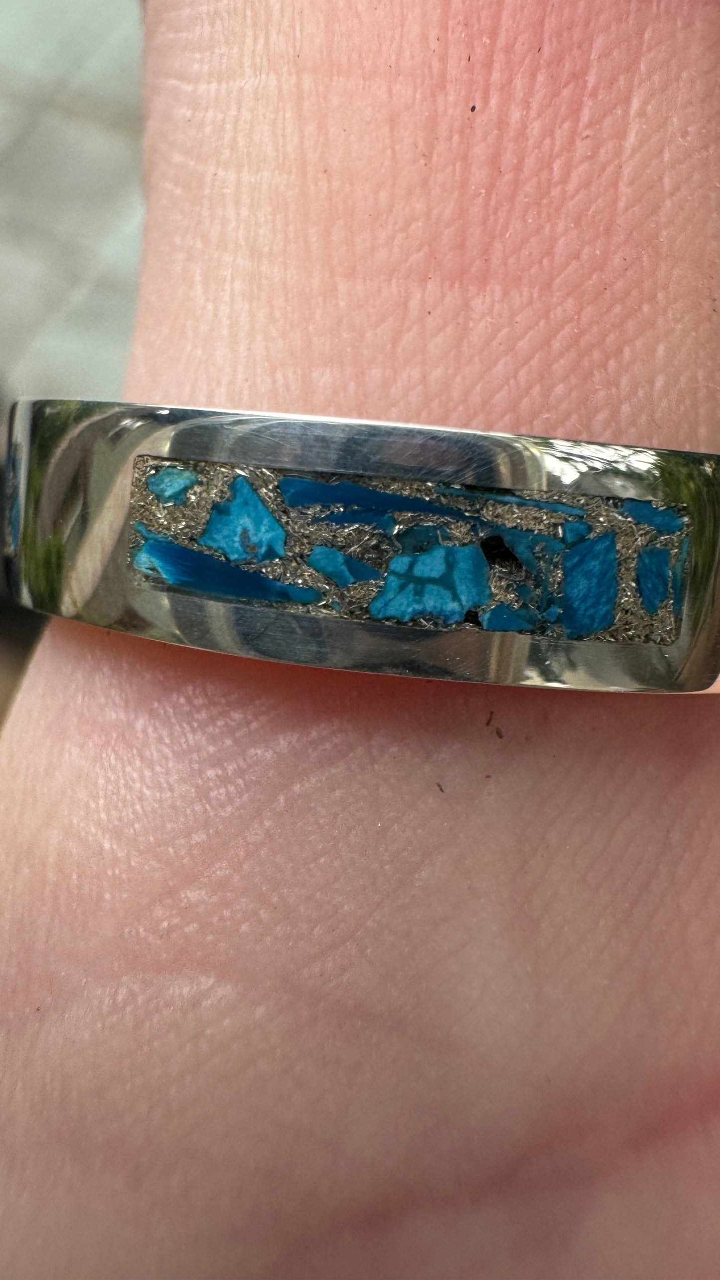 Tantara Shattuckite Inlay Band - size 11