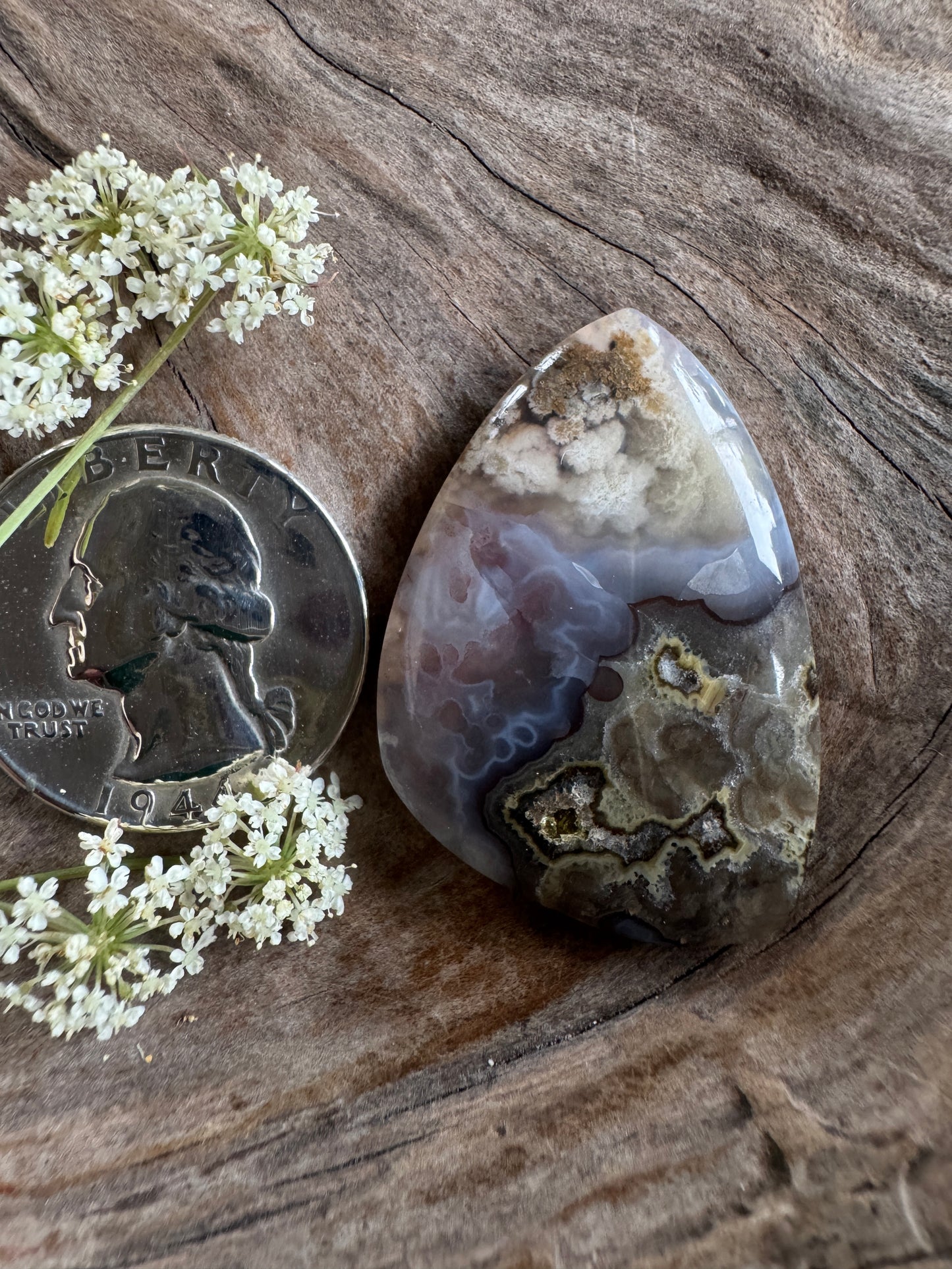 Purple Seam Agate ~ Idaho ~ unbacked/YUGE