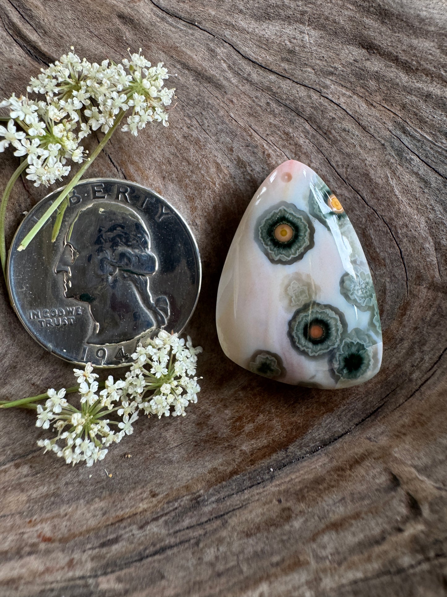 Ocean Jasper ~ unbacked ~ PINNNNK