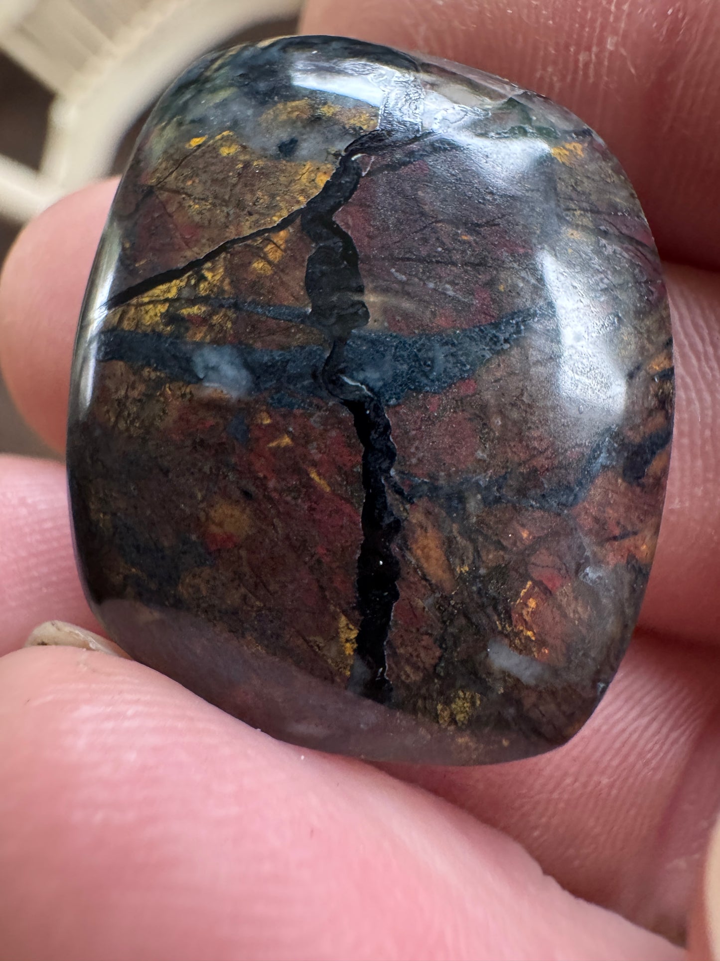 Ocean Breeze/Gold Leaf Jasper - Oregon