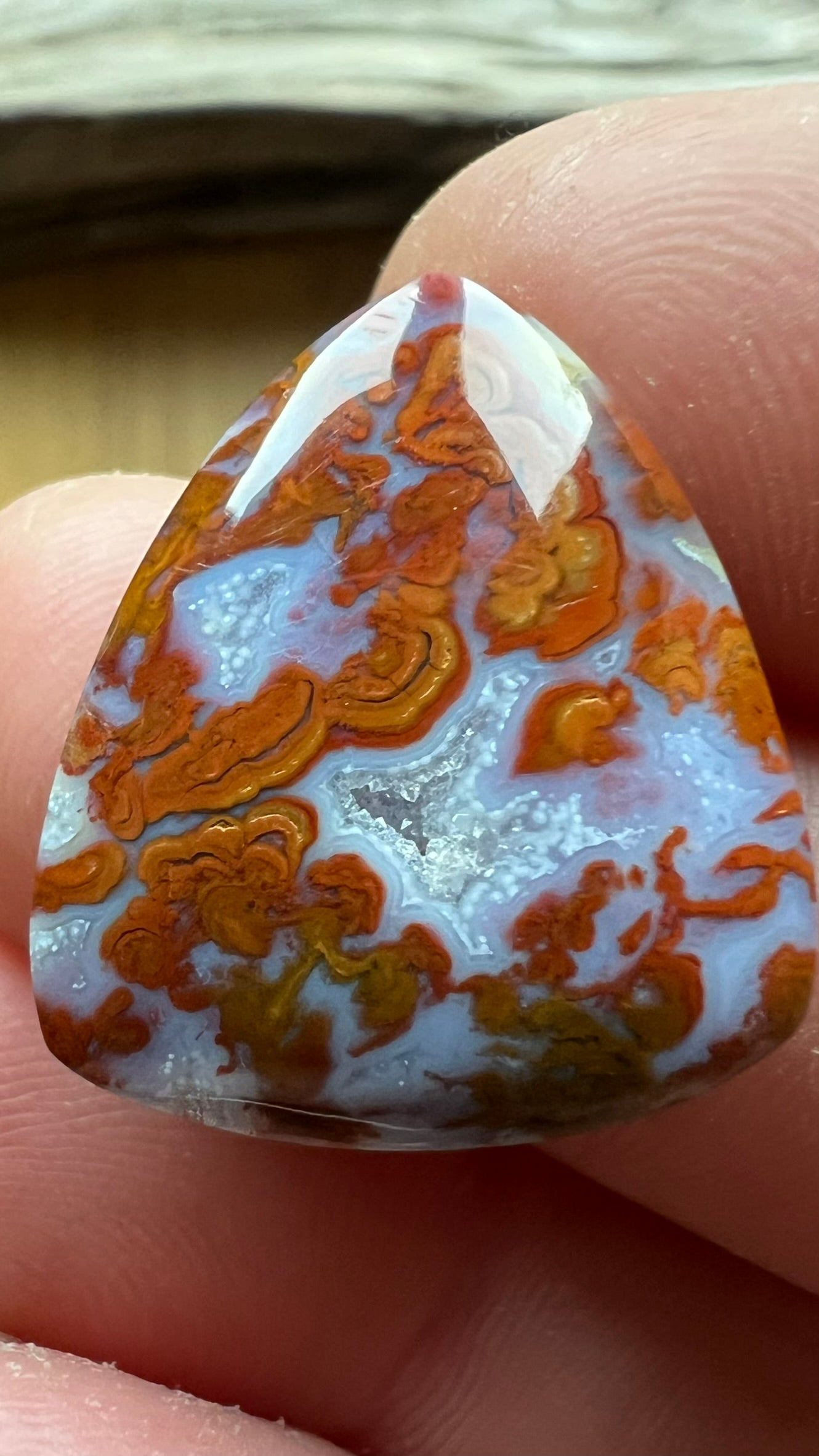 INSANE Druzy Old Stock Rare Wingate Pass Agate ~ Death Valley, Ca